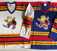 Charger l'image dans la galerie, Custom hockey jersey with Saints team logo.