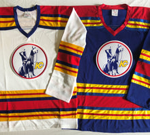 Laden Sie das Bild in den Galerie-Viewer, Custom hockey jerseys with the Scouts embroidered twill team logo.