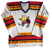 Charger l'image dans la galerie, Custom hockey jersey with Saints team logo.