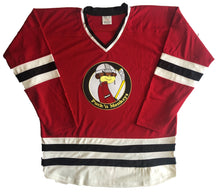 Load image into Gallery viewer, Custom hockey jerseys with the Puck'N Monkeys logo