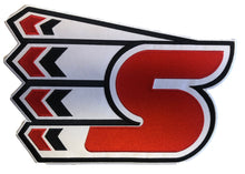 Load image into Gallery viewer, Red and White Hockey Jerseys with an &quot;S&quot; Twill Logo
