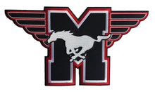 Load image into Gallery viewer, Red and White Hockey Jerseys with the Mustangs Twill Logo
