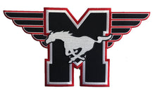 Load image into Gallery viewer, Red and White Hockey Jerseys with the Mustangs Twill Logo
