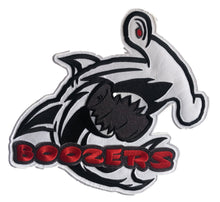 Load image into Gallery viewer, Red and White Hockey Jerseys with The Boozers Twill Logo

