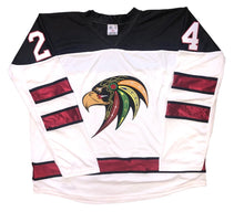Laden Sie das Bild in den Galerie-Viewer, Individuelle Hockey-Trikots mit einem gestickten Hawk-Twill-Logo 
