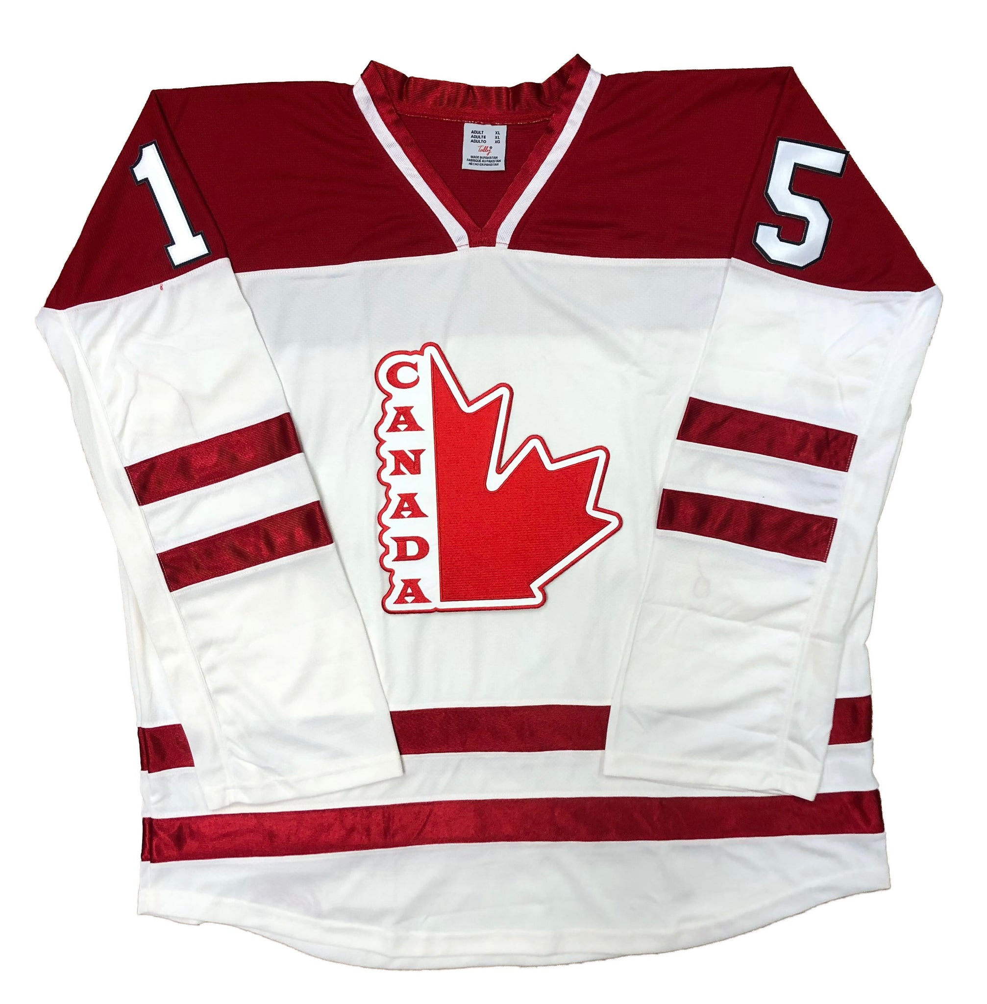 Custom Hockey Jerseys with a Team Canada Embroidered Twill Crest