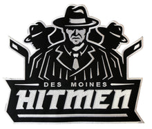 Load image into Gallery viewer, Red and White Hockey Jerseys with the Des Moines Hitmen Twill Logo
