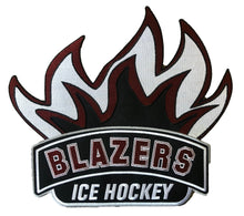 Laden Sie das Bild in den Galerie-Viewer, Rote und weiße Hockey-Trikots mit dem Twill-Logo der Blazers 
