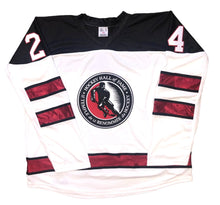 Load image into Gallery viewer, Custom Hockey Jerseys with a Hall of Fame Embroidered Twill Logo
