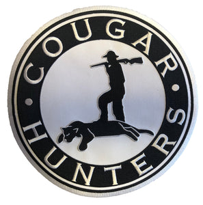 The Cougar Hunters embroidered twill logo