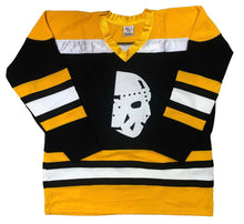 Load image into Gallery viewer, Custom Hockey Jerseys with a Goalie Mask Embroidered Twill Crest
