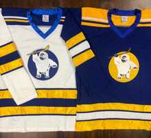 Load image into Gallery viewer, Custom Hockey Jerseys with a Snowman Logo
