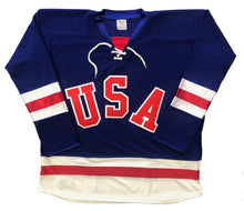 Laden Sie das Bild in den Galerie-Viewer, Individuelle Hockey-Trikots mit dem Twill-Wappen des Teams USA
