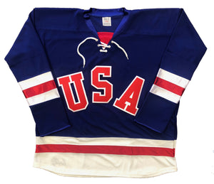 Individuelle Hockey-Trikots mit dem Twill-Wappen des Teams USA
