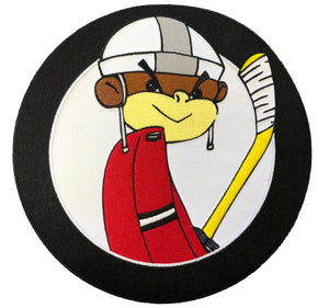 Custom Hockey Jerseys with a Funky Monkey Twill Team Logo