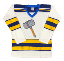 Load image into Gallery viewer, Custom Hockey Jerseys with the Team Justice Logo
