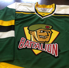 Load image into Gallery viewer, Custom Hockey Jerseys with a Battalion Crest

