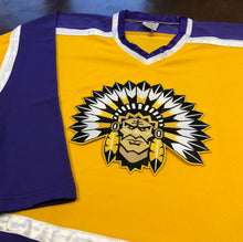 Load image into Gallery viewer, Custom Hockey Jerseys with an Indian Twill Logo
