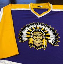 Charger l&#39;image dans la galerie, Maillots de hockey personnalisés avec un logo en sergé indien 
