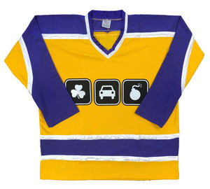 Custom Hockey Jerseys with the Irish Car Bomb Logo