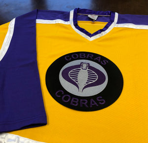 Individuelle Hockey-Trikots mit dem gestickten Twill-Logo der Cobras 