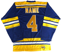 Load image into Gallery viewer, Custom Hockey Jerseys with the Horseshoes and Handgrenades Twill Crest
