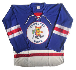 Custom Hockey Jerseys with the Skateful Dead Embroidered Twill Team Logo