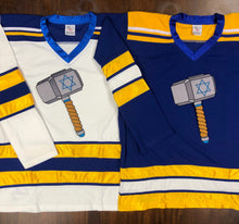 Load image into Gallery viewer, Custom Hockey Jerseys with the Team Justice Logo
