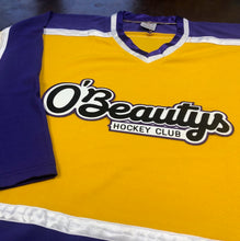 Load image into Gallery viewer, Custom Hockey Jerseys with the O&#39;Beauty&#39;s Twill Logo

