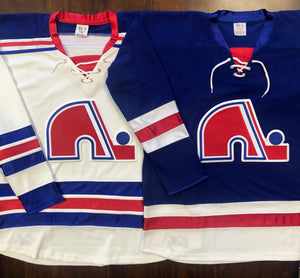 Custom Hockey Jerseys with a New York Nordiques Twill Crest