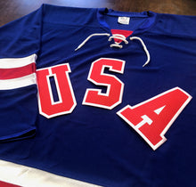 Load image into Gallery viewer, Custom Hockey Jerseys with a team USA Twill Crest
