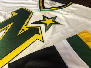 Custom hockey jerseys with North Stars logo