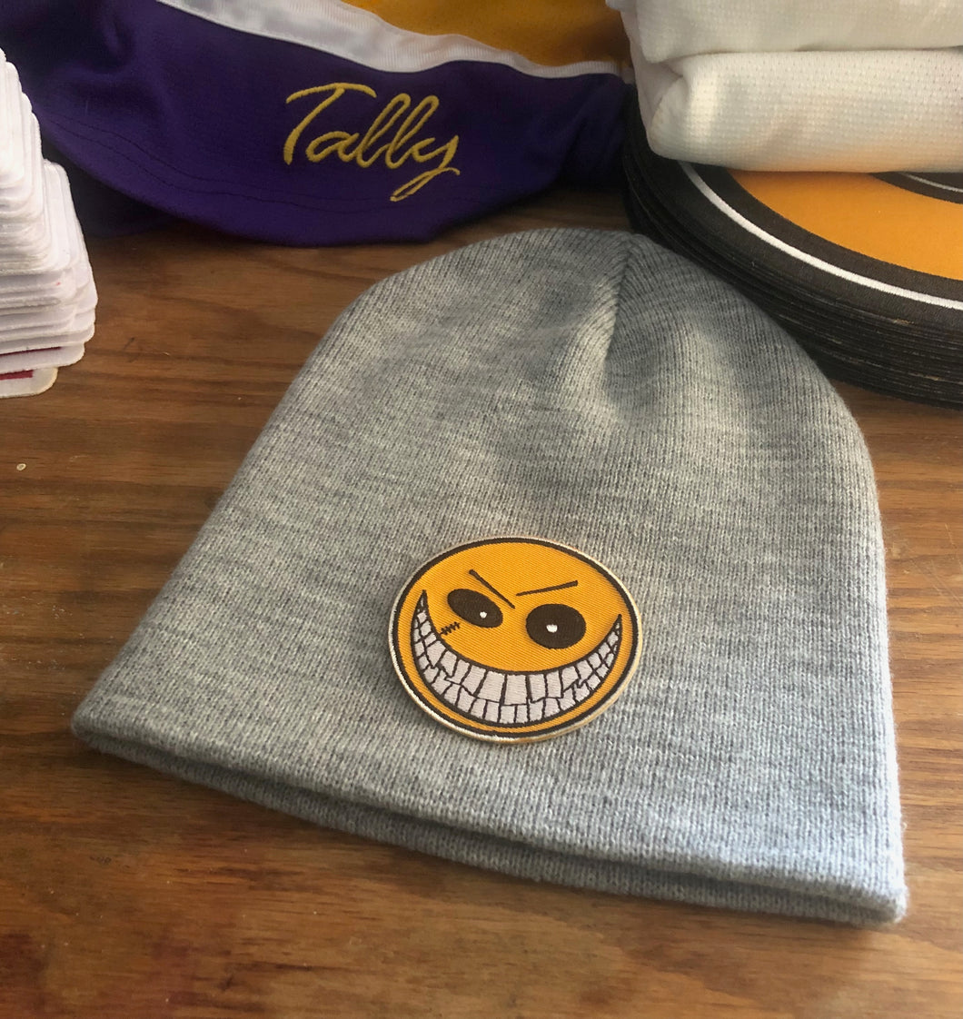 Mütze (Grau) mit dem gestickten Schadenfreude-Twill-Logo 29 $