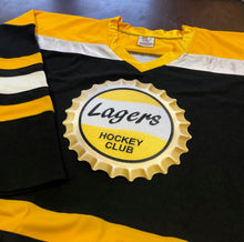 Load image into Gallery viewer, Custom Hockey Jerseys with the Lagers Hockey Club Embroidered Twill Logo
