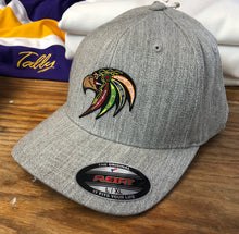 Load image into Gallery viewer, Flex-Fit Hat with a Hawk (crest / logo $39 (Heather)
