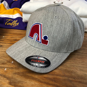 Flex-Fit Hat with a Nordiques crest / logo $39 (Heather)