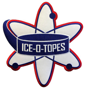 Custom Hockey Jerseys with the Ice-O-Topes Embroidered Twill Logo