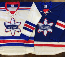 Load image into Gallery viewer, Custom Hockey Jerseys with the Ice-O-Topes Embroidered Twill Logo
