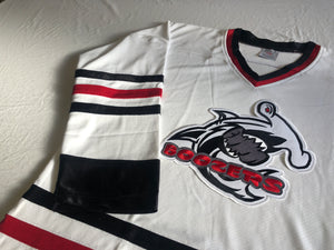 Custom hockey jerseys with the Boozers logo