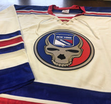 Load image into Gallery viewer, Custom Hockey Jerseys with a Steal Your Face Twill Logo
