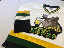 Load image into Gallery viewer, Custom hockey jerseys with the Midwest Moose logo
