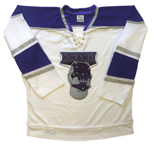 Custom hockey jerseys with the Ironmen logo