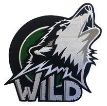 Load image into Gallery viewer, The Wild embroidered twill team logo.
