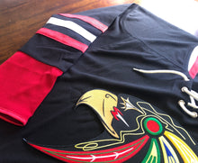 Load image into Gallery viewer, Custom Hockey Jerseys with a Hawk Embroidered Twill Logo
