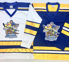 Load image into Gallery viewer, Custom Hockey Jerseys with a Loose Canons Twill Logo
