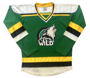 Custom Hockey Jerseys with the Wild Team Logo