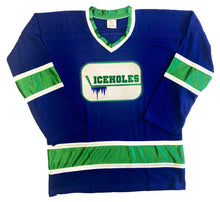 Charger l&#39;image dans la galerie, Maillots de hockey personnalisés avec un logo en sergé brodé Iceholes
