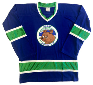 Custom Hockey Jerseys with the Moose Hockey Club Twill Logo