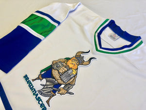 Custom Hockey Jerseys with the Brewmasters Twill Logo