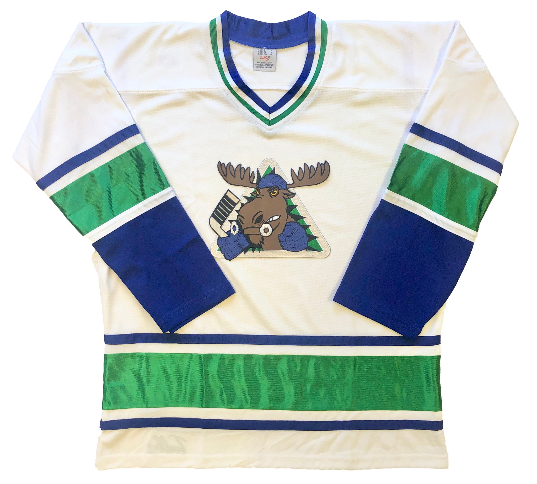 GRISWOLD Jersey with Embroidered Twill Crests and Sleeve Numbers – Tally  Hockey Jerseys